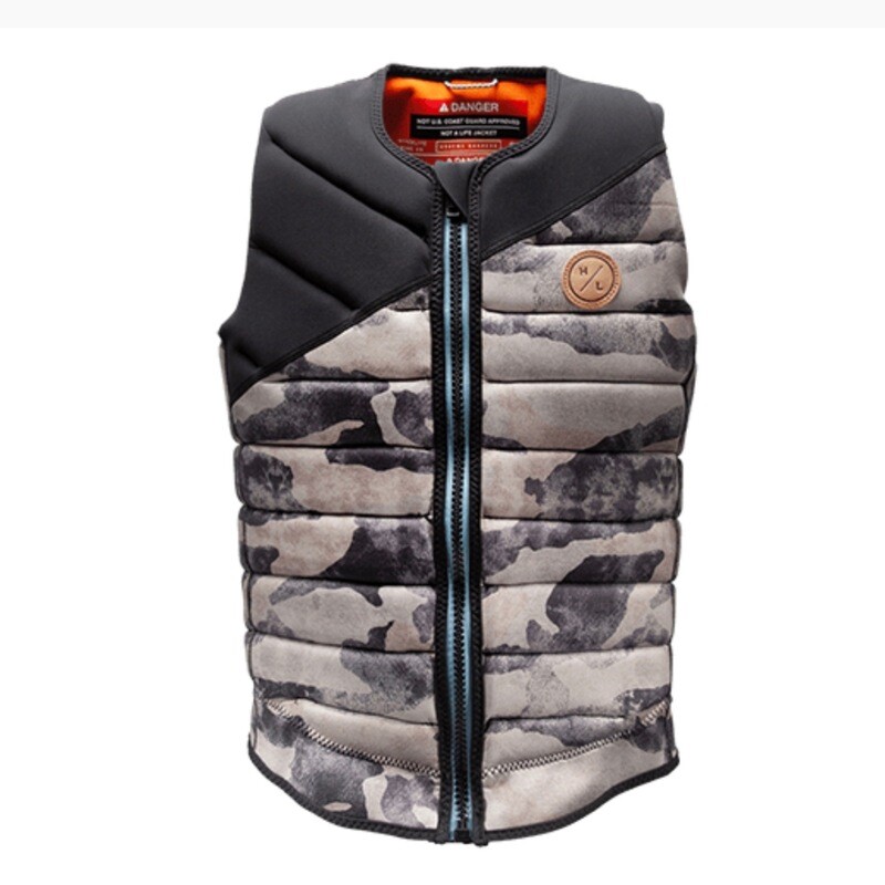 Impact Surf Vests | Hyperlite | Wishbone Vest | Black/Orange | 2021
