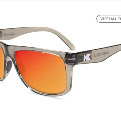 Knockaround | Torrey Pines | Frosted Grey/Red Sunset