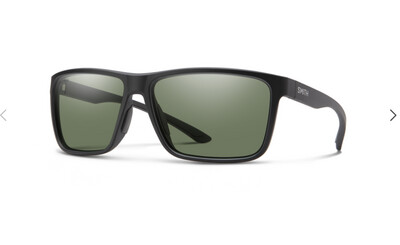 Smith Sunglasses | Riptide | Matte Black + ChromaPop Polarized Gray Green Lens