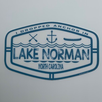 Lake Norman Stickers | I Dropped An Anchor In Lake Norman