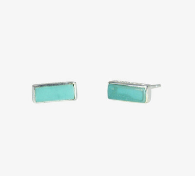 Pura Vida | Turquoise Bar Earrings