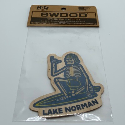 Lake Norman Stickers | Swood | Skeleton