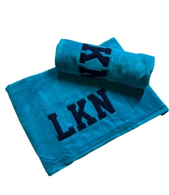 Lake Norman Towels | LKN Beach Towel | Aqua