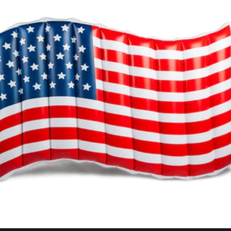 Big Mouth | Giant Waving American Flag Pool Float