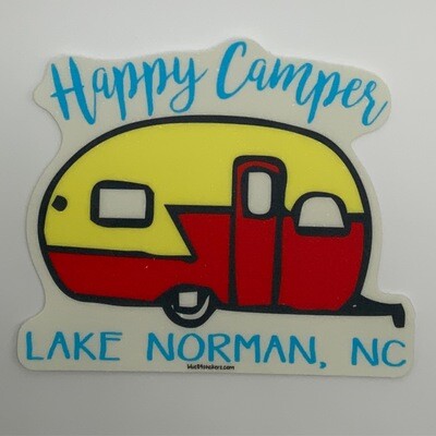 Lake Norman Stickers | Lake Norman | Happy Camper