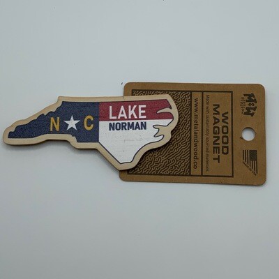 Lake Norman Magnets | Swood | Lake Norman & NC State Flag