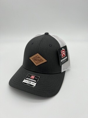 Lake Norman Hats | Lake Norman Don't Be Salty Leather Patch | Charcoal