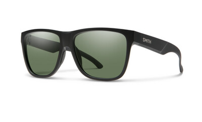 Smith Sunglasses | Lowdown XL 2 | Matte Black + ChromaPop Polarized Gray Green Lens