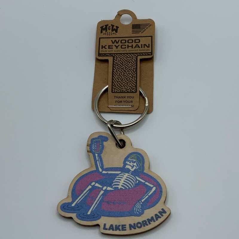 Lake Norman Keychains | Swood | Lake Norman Skeleton