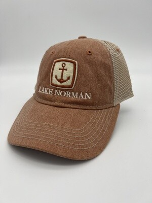 Lake Norman Hats | Lake Norman Anchor | Burnt Orange