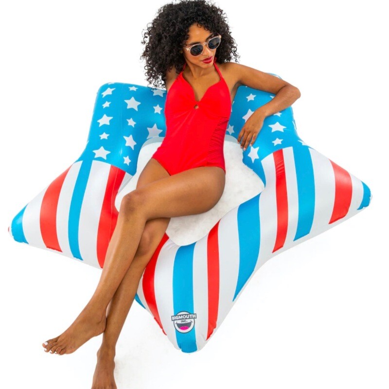 Big Mouth | Patriotic Star Pool Float