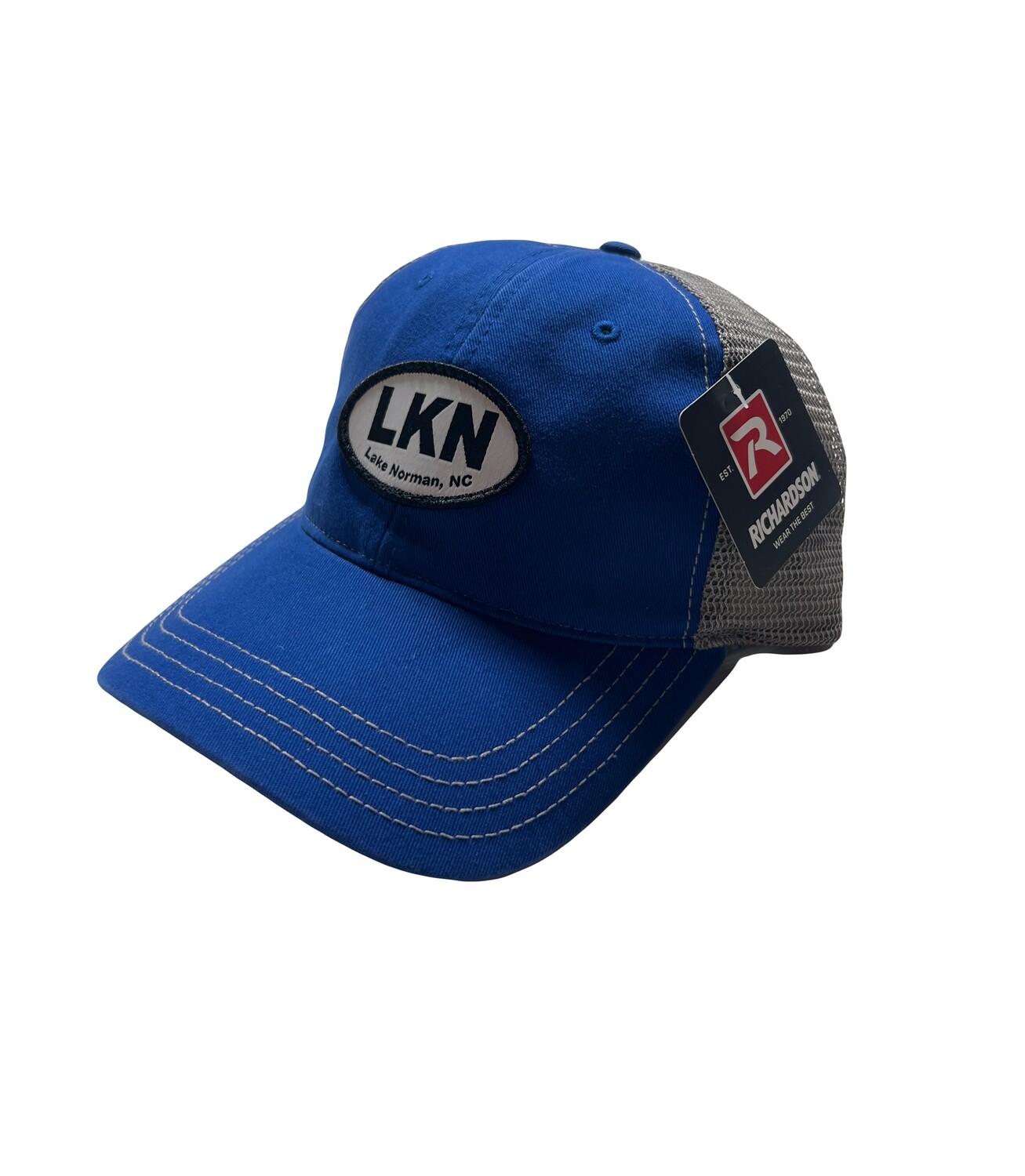 Lake Norman Hats | LKN Logo Hat | Royal Blue/Charcoal