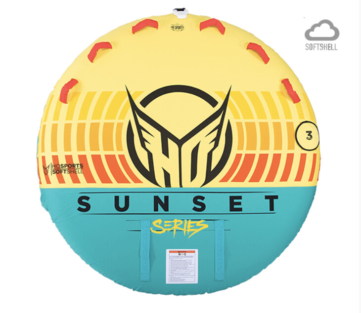 3-4 Person Towable Tubes | HO Sports | Sunset 3