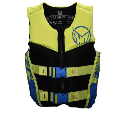 Child & Youth Vests | HO Sports | Boys Youth Pursuit Neo Vest | Yellow/Blue