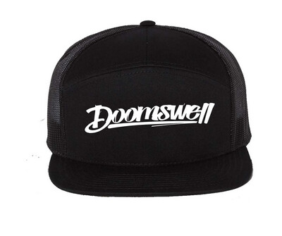 Doomswell | Black Flat Bill Hat