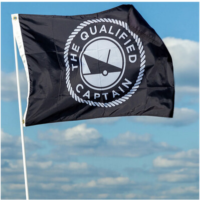 Qualified Captain | Nautical Flag 24" x 36"