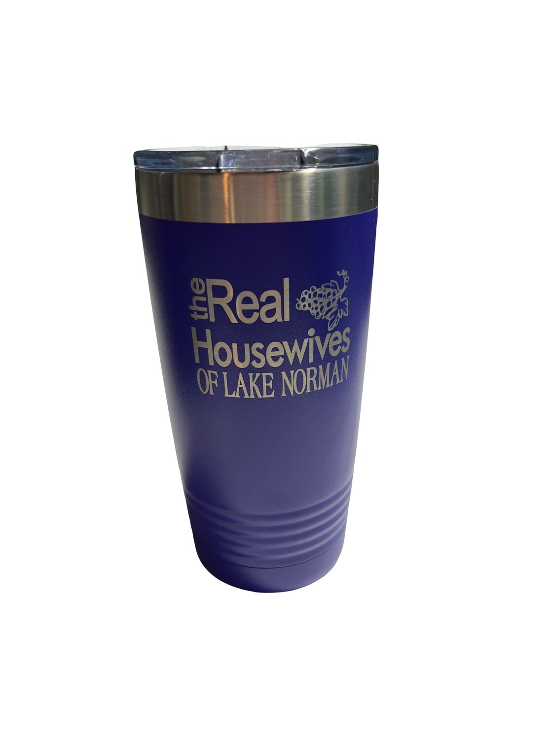 Lake Norman Tumblers | Stainless Steel 20 oz Tumbler | Purple | The Real Housewives of Lake Norman