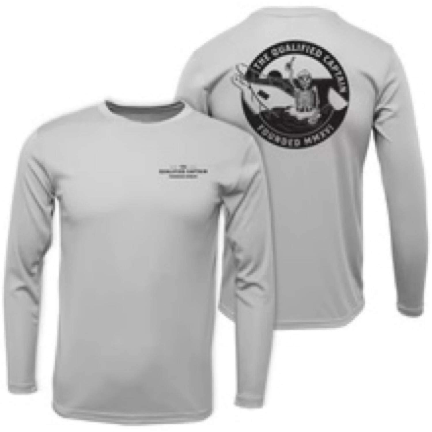 Qualified Captain Shirt &amp; Hats | Skeleton Performance Crew | Silver