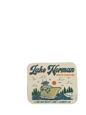Lake Norman Stickers | I like big boats and I cannot lie