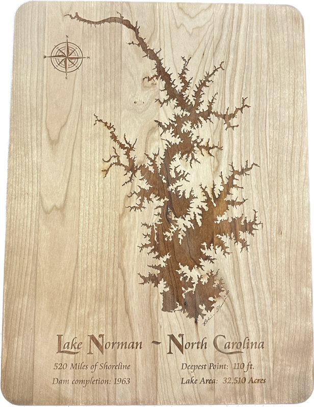 Lake Norman Cutting Boards | 12x16 Cutting Board