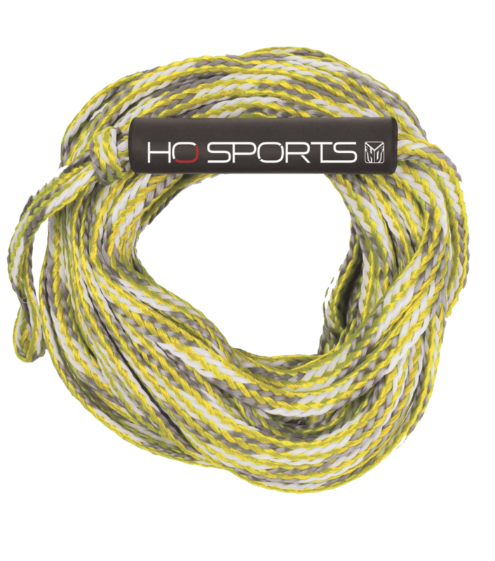 Handles / Ropes | HO Sports 2 Rider Tube Rope 60&#39; | Yellow &amp; White