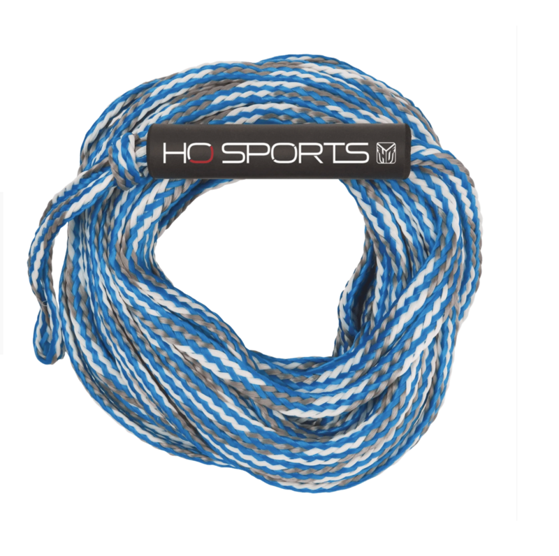 Handles / Ropes | HO Sports 2 Rider Tube Rope 60&#39; | Blue &amp; White