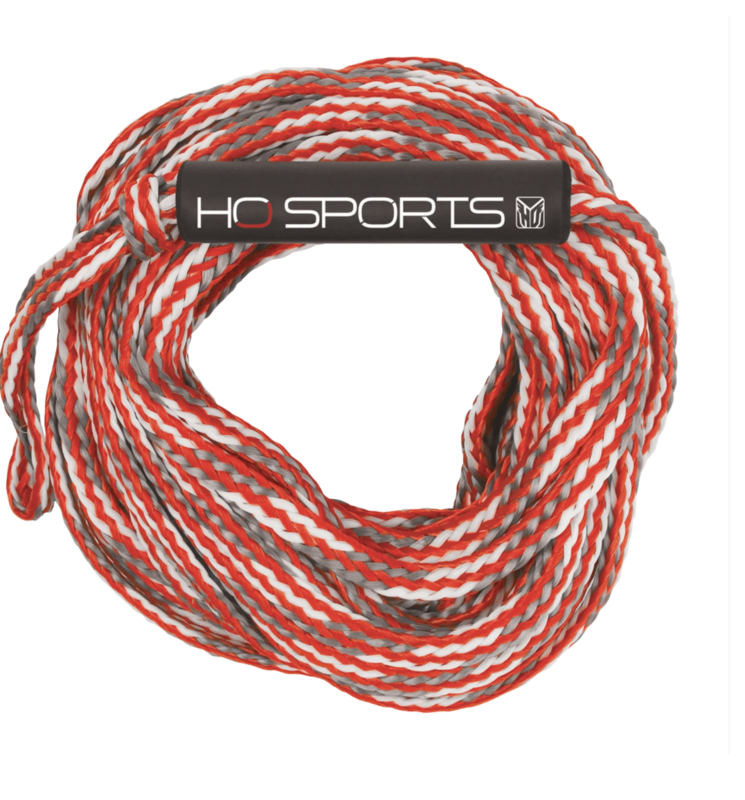 Handles / Ropes | HO Sports 2 Rider Tube Rope 60&#39; | Red &amp; White