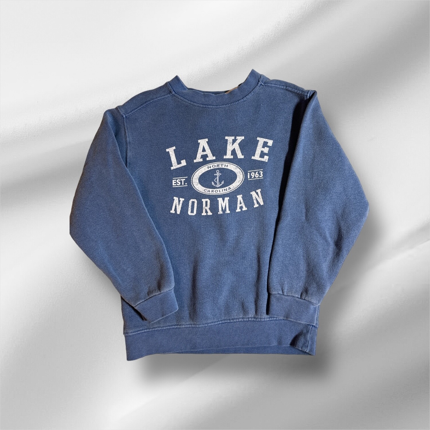 Lake Norman Apparel | Mascot Lake Norman Youth Crew Neck Sweatshirt | Blue, name: XS