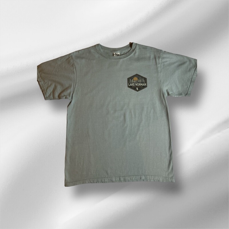 Lake Norman Shirts | Berated Pines/Lake Norman Soft T-Shirt - Pale Jade