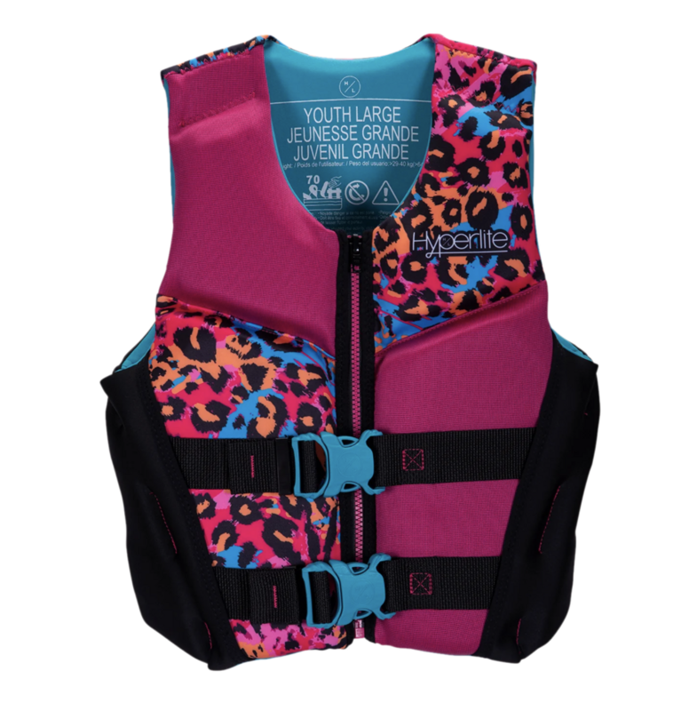 Child &amp; Youth Vests | HL Girlz Youth Indy HRM Neo Vest | Pink