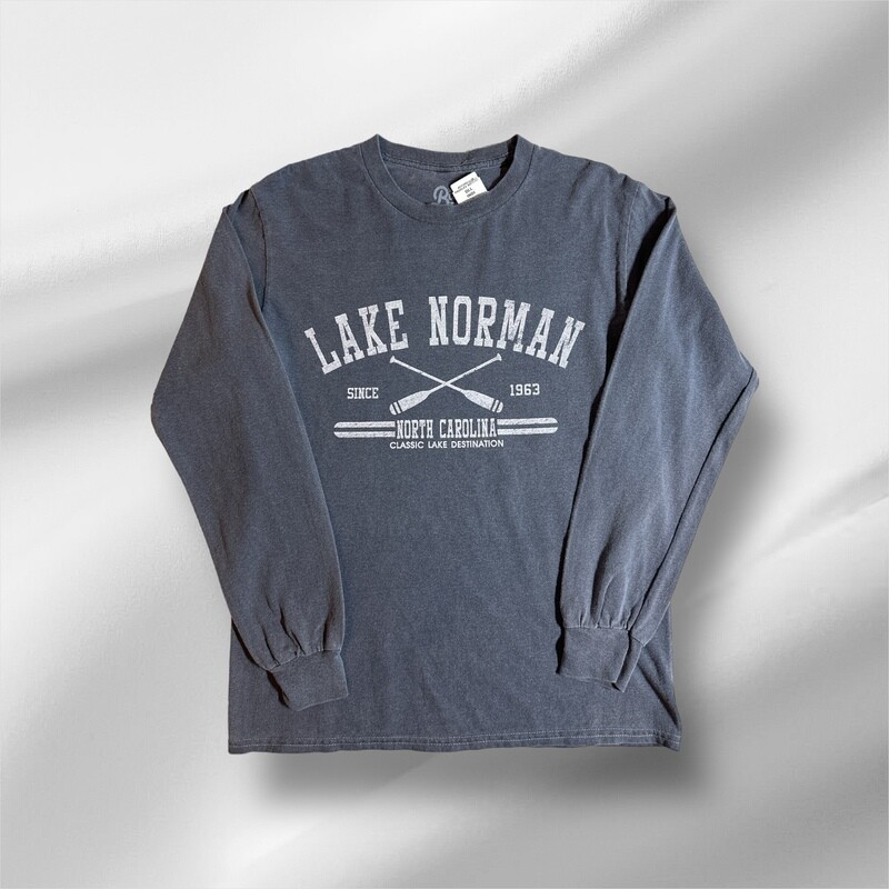 Lake Norman Shirts | Afford XD Paddles Soft Long Sleeve Tee - Indigo