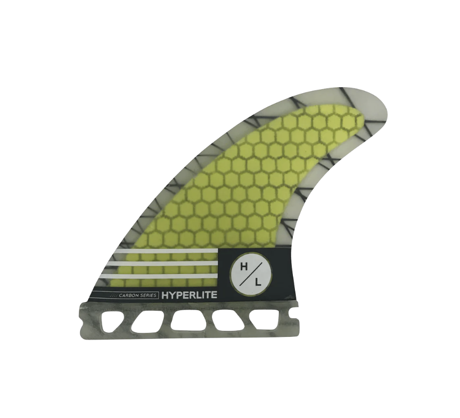 Hyperlite Wakesurf / Wakeboard | 4.75 Carbon Surf Fin Set w/ Key