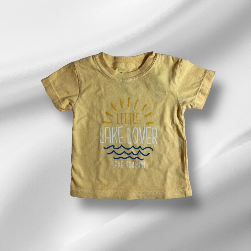 Lake Norman Kids | Nanner Sun/Lake Wave Infant Tee - Butter, name: 6M