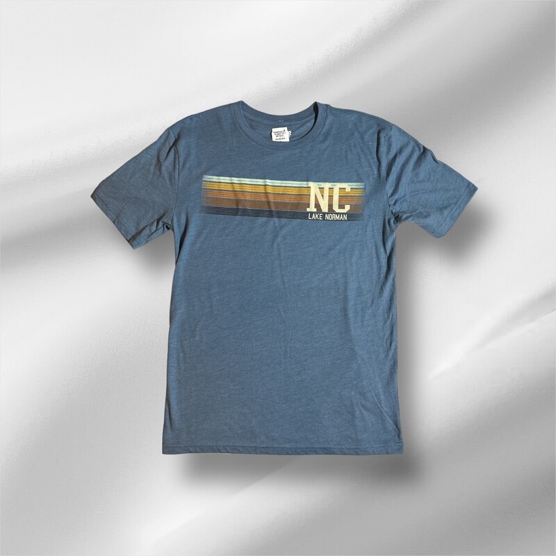 Lake Norman Shirts | Subshell Font Lake Norman NC T-Shirt - Glacier