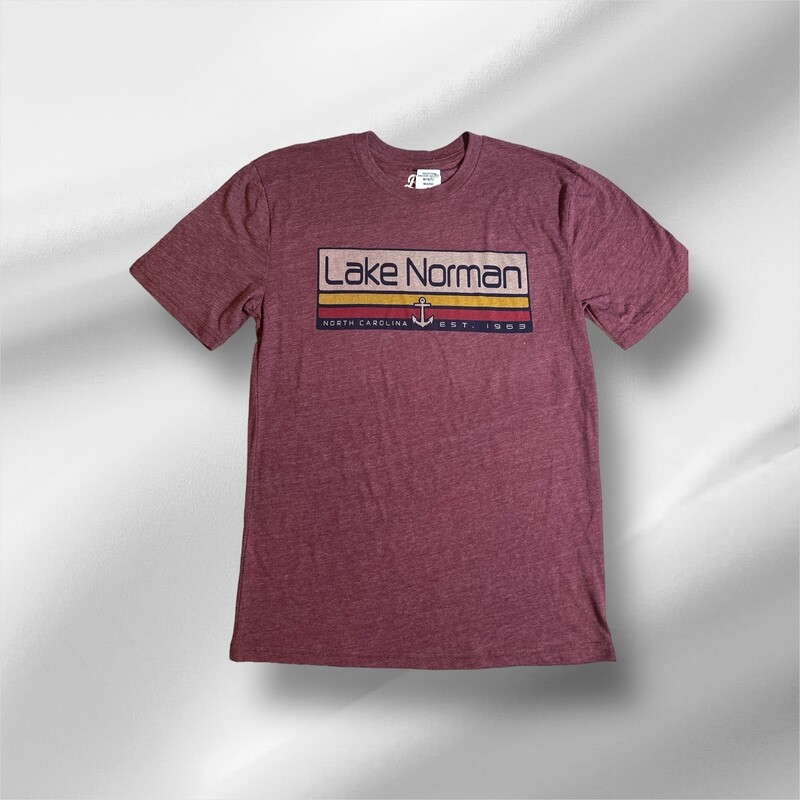 Lake Norman Shirts | Inceptor Anchor Soft Tee | Maroon | Established 1963