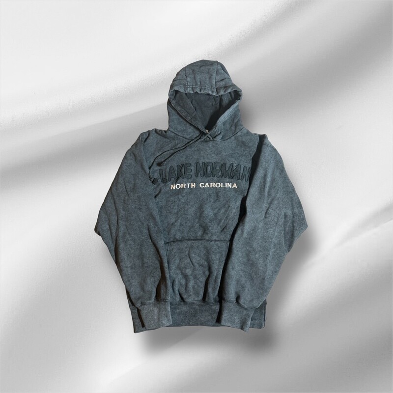 Lake Norman Shirts | Campion Font Twill Mineral Wash Hood - Black