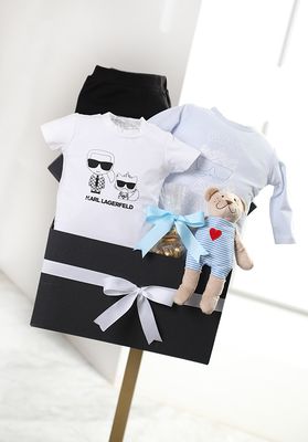 Karl Lagerfeld baby basket