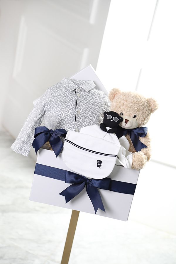 Armani baby basket