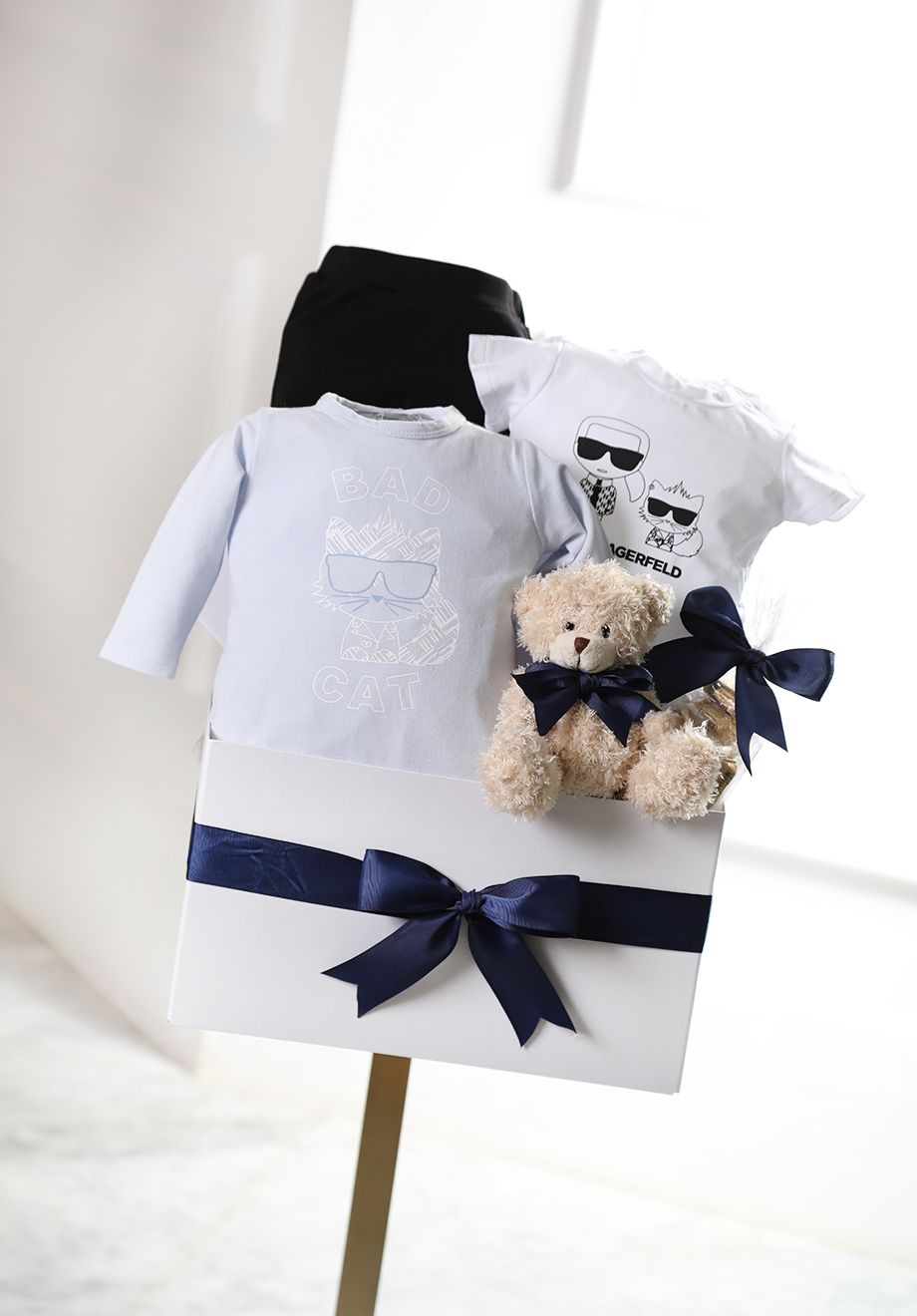 Karl Lagerfeld baby basket