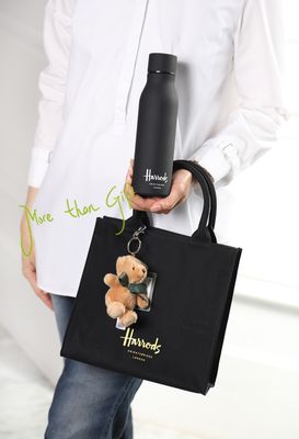 Harrods Set طقم جنطة مدالية ومطارة هارودز
