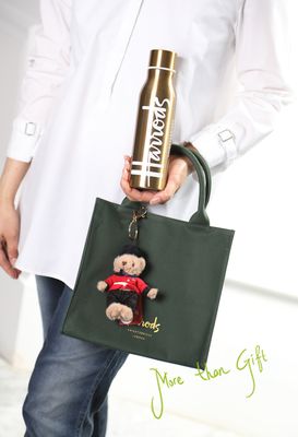 Harrods Set طقم جنطة مدالية ومطارة هارودز