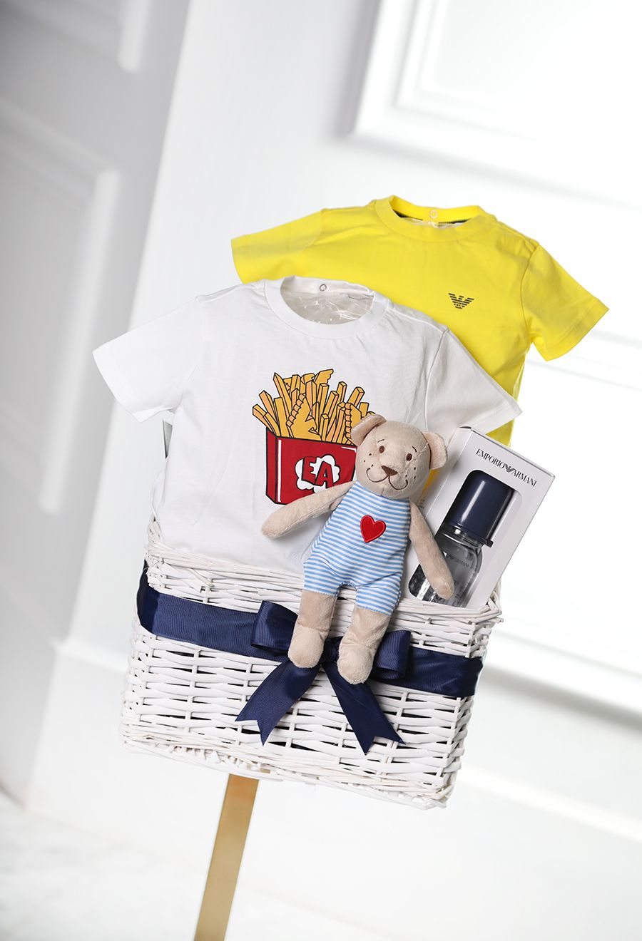 Armani baby basket