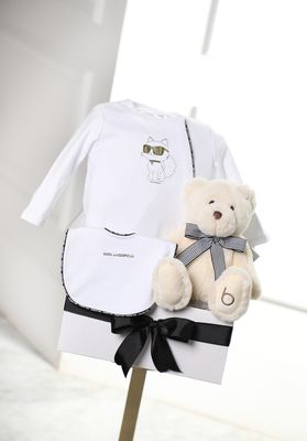 Karl Lagerfeld baby basket