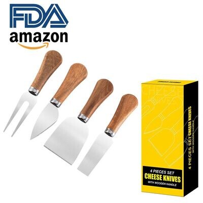 4 Piece Cheese Knife Set