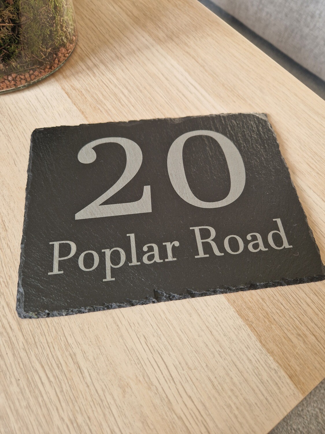 Slate House Number