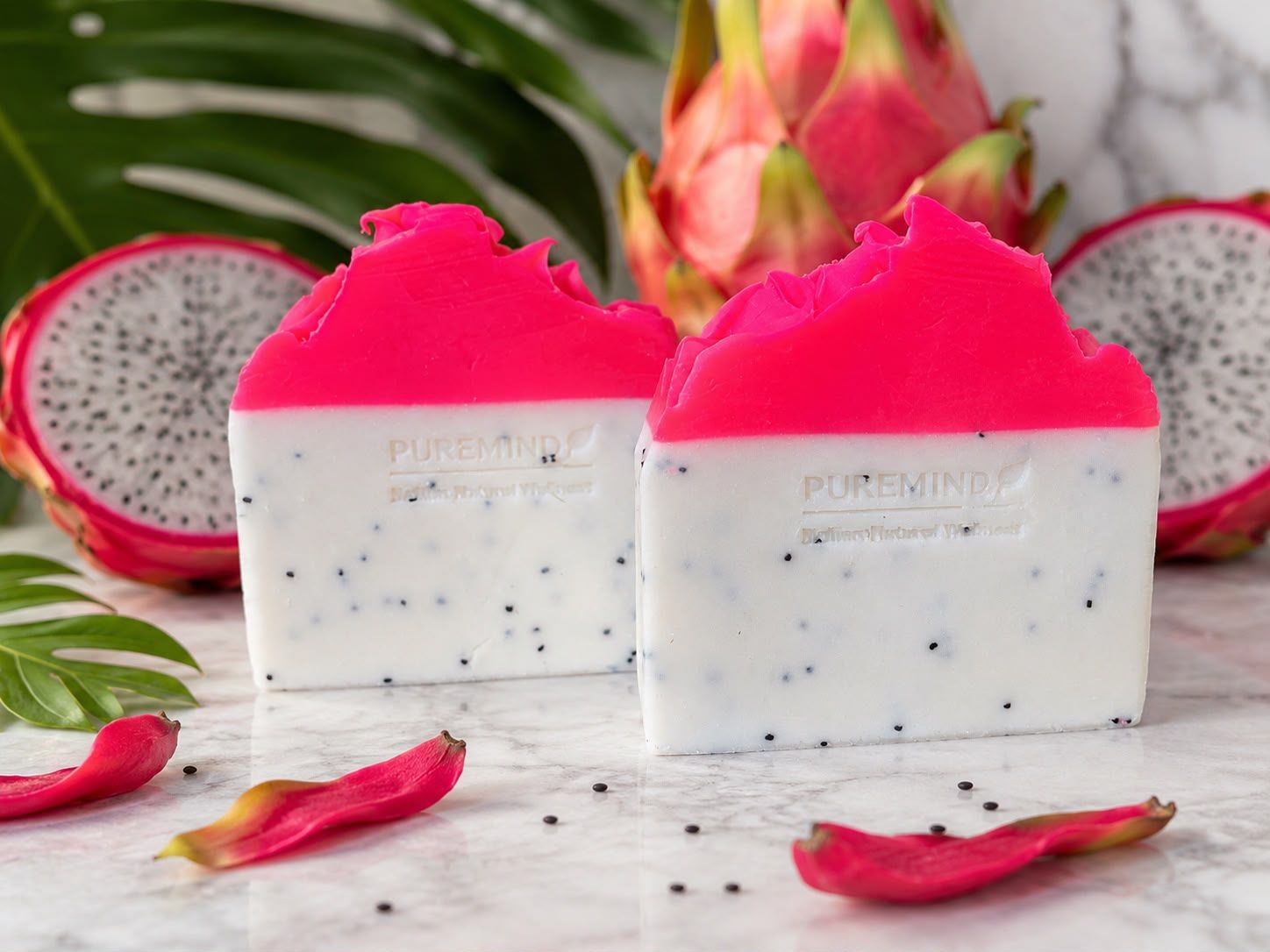 Handcrafted Cut Soap "Dragone Fruit" Handcrafted Cut Soap "Dragone Fruit"