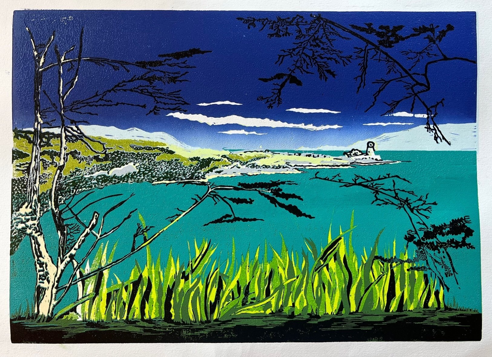 On the way to Glanleam (framed)