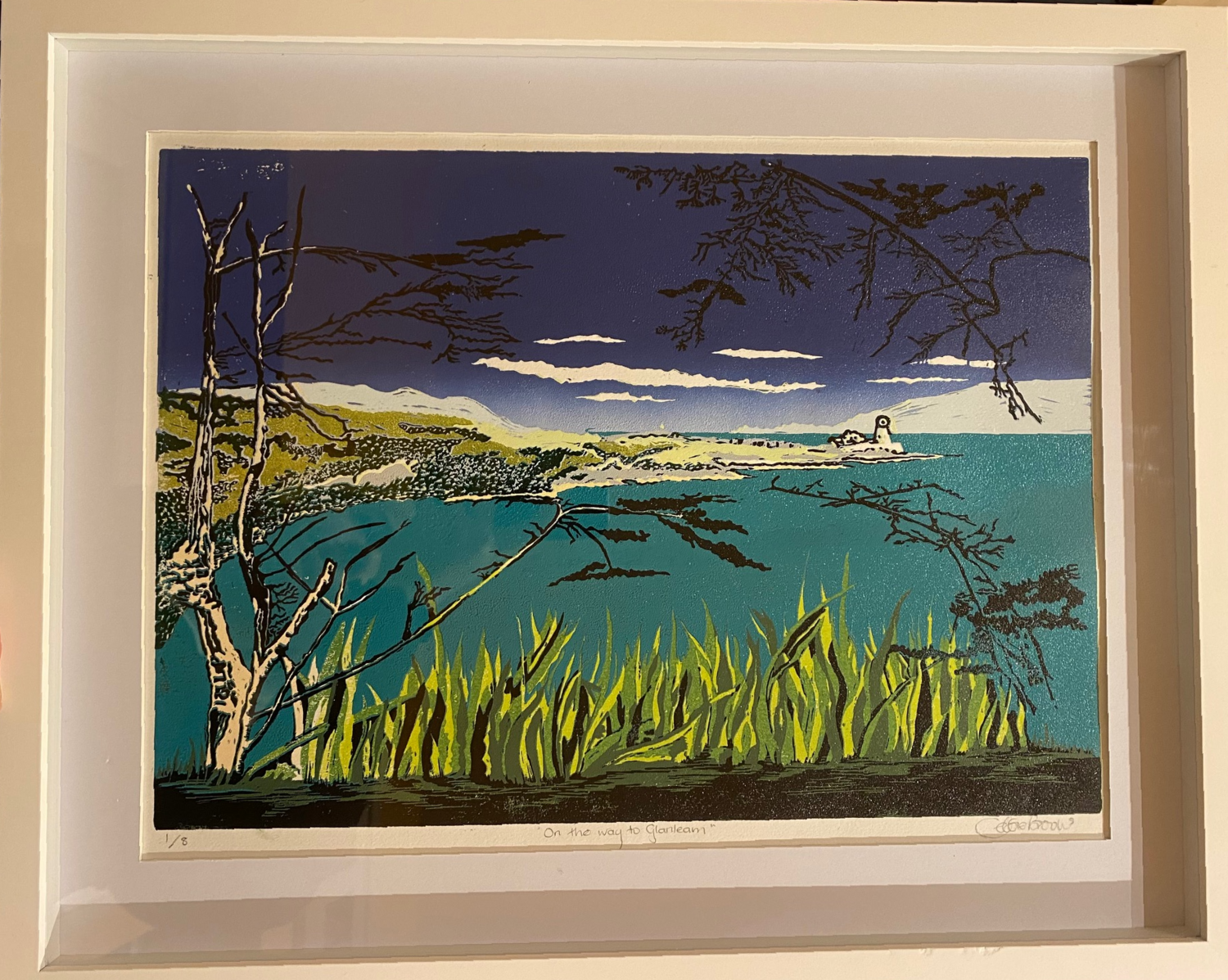 On the way to Glanleam (framed)