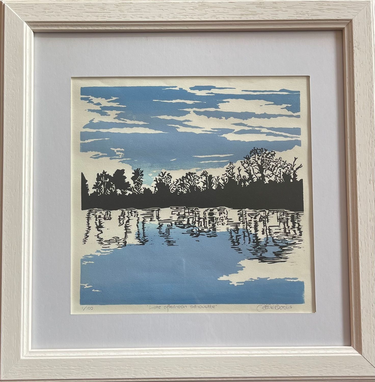 Late afternoon silhouette (Framed)