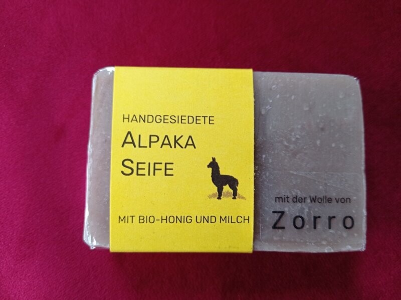 Alpaka Seife mit Bio - Honig und Milch Alpaka Seife mit Bio - Honig und Milch